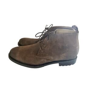 Banana Republic Men’s Leather Chukka Boots Brown Size 11M Lace Up Dress Casual